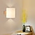 billiga Vägglampor för inomhusbelysning-lightinthebox matt led vägglampor vägg lampetter led vägglampor matsal kontor glas vägglampa 110-240 v