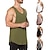 cheap Gym Tank Tops-mens tank tops workout shirts bodybuilding stringer tank top sleeveless fitness vest (gray(no print no hooded), x-large)
