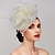 זול כובעים וקישוטי שיער-נוצות / רשת fascinators כובע דרבי קנטקי / כיסוי ראש עם נוצה / כובע / פרח 1 PC חתונה / יום האהבה / כיסוי ראש של ולנטיין