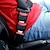 abordables Fundas de asiento para coche-Paquete de 2 extensiones de clip de cinturón de seguridad para automóvil extensores de cinturón de seguridad para autos universal negro hebilla de bloqueo del asiento de seguridad del automóvil