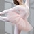 preiswerte Kindertanzkleidung-Tanzkleidung für Kinder Ballett Kleid Einfarbig Tüll Mädchen Ausbildung Leistung Langarm Tüll Baumwolle