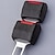 ieftine Husă Scaun Auto-Pachet de 2 mufe de extensie pentru clema pentru centura de siguranță Extensoare pentru centura de siguranță pentru mașini, universale, negre, pentru blocarea scaunului de siguranță pentru mașină,