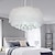 baratos Candelabros de Cristal-40/50 cm de luz pendente exclusiva LED design lustre pena de metal galvanizado contemporâneo moderno 220-240v