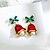cheap Women&#039;s Jewelry-Women&#039;s Earrings Christmas Dainty Earring Christmas Bell / Red / Fall / Winter / Spring / Summer