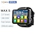 billige Smartklokker-TICWRIS MAX S Smart Watch 2.4 inch Smartwatch Fitness Running Watch 4G LTE Cellular Smartwatch Phone 4G Pedometer Call Reminder Activity Tracker Compatible with Samsung Men GPS Hands-Free