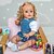 billige Reborn-dukker-24 tommer genfødt småbørnsdukke babypige genfødt babydukkegave dejlig klud med tøj og tilbehør til pigernes fødselsdags- og festivalgaver / festlig