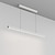 Недорогие Подвесные огни-80/100 см линейный дизайн подвесной светильник столовая офисная люстра окрашенная алюминиевая отделка современная 110-240 В
