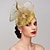 voordelige Hoeden &amp; Hoofdstukken-veren / net fascinators kentucky derby hoed / hoofddeksel met veren / pet / bloem 1 pc bruiloft / paardenrace / damesdag hoofddeksel