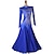 cheap Ballroom Dancewear-Ballroom Dance Dress Crystals / Rhinestones Women&#039;s Performance Long Sleeve Spandex Organza