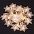 abordables LED String Lights-lumières de décoration de noël 3.5m 96pcs led guirlandes de rideaux de flocon de neige avec 8 modes flash brancher des lumières de guirlande de fées pour rideau de fenêtre maison fête de vacances