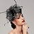 זול כובעים וקישוטי שיער-נוצות / רשת fascinators כובע דרבי קנטקי / כיסוי ראש עם נוצה / כובע / פרח 1 PC חתונה / יום האהבה / כיסוי ראש של ולנטיין