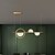 זול נברשות-75/95 ס&quot;מ עיצוב יחיד תליון אור led מתכת בסגנון אמנותי בסגנון מודרני גימורים צבועים מסוגננים מודרניים אמנותיים 220-240v