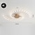 billiga Takfasta och semitakfasta taklampor-80/105/105/128/128 cm taklampa sputnik design flush metall konstnärlig stil modern stil blommig stil målade ytskikt led 220-240v