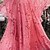 voordelige Damesjurken-Dames A lijn jurk Maxi-jurk Blozend Roze Lange mouw Bloemig Afdrukken Herfst Zomer V-hals Casual Sexy Feest Vleermuismouw 2022 S M L XL XXL 3XL 4XL / Feestjurk