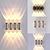 economico Luci da parete-lightinthebox lampada da parete a led impermeabile a colonna multi testa 4w 6w 8w lampada moderna per portico esterno lampada da parete per esterno 3000k bianco caldo 4000k luce naturale si applica