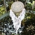 abordables Attrapeurs de rêves-Attrape-rêves fait main cadeau plume crochet fleur vent carillon ornement tenture murale décor art boho style 40x120cm/16&#039;&#039;x47&#039;&#039;
