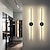 voordelige Wandverlichting voor binnen-1-light led indoor wandlampen nordic stijl inbouw wandlampen moderne eenvoudige woonkamer winkels/cafes acryl wandlamp 110-120v 220-240v