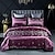 cheap Duvet Covers-Satin Silk Duvet Cover Bedding Sets Comforter Cover with 1 Duvet Cover or Coverlet，1Sheet，2 Pillowcases for Double/Queen/King(1 Pillowcase for Twin/Single)