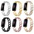 abordables Bracelets de montre Fitbit-Bracelet de Montre  pour Fitbit Luxe Acier Inoxydable Remplacement Sangle Luxe bracelet Bijoux Bracelet Bracelet