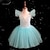 cheap Kids&#039; Dancewear-Kids&#039; Dancewear Ballet Tutu Dress Dress Rhinestone Lace Embroidery Girls&#039; Training Performance Cap Sleeve High Mesh Spandex