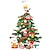 preiswerte Weihnachtsdeko-doppelseitige weihnachtsdekoration weihnachtsaufkleber einkaufszentrum glasfenster dekoration aufkleber weihnachtsbaum elektrostatische aufkleber frohes neues jahr