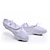 cheap Ballet Shoes-Unisex Ballet Shoes Practice Trainning Dance Shoes Performance Flat Split Sole Flat Heel Elastic Band Slip-on White Black Rosy Pink