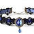 billiga Halsband och hängen-Chokerhalsband For Dam Safir Onyx Fest / afton Bal Löfte Kristall Spets geometriska Hängande
