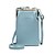 저렴한 가방-여성 크로스 바디 pu 가죽 지갑 카드 슬롯이있는 대용량 7 인치 가방 (파란색), m 미만 휴대 전화 용 분리형 어깨 끈 조절 가능
