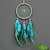 cheap Dreamcatcher-Dream Catcher Handmade Gift Blue Feather Hanging Beads Wall Hanging Decorative Art Boho Style 11*40cm