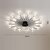 billiga Takfasta och semitakfasta taklampor-80/105/105/128/128 cm taklampa sputnik design flush metall konstnärlig stil modern stil blommig stil målade ytskikt led 220-240v