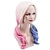 abordables Perruques de déguisement-Harley Quinn Cfalaicos longue ondulée teinture couleur rose bleu cosplay perruque pour femmes perruques de fête