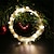 abordables Guirlandes Lumineuses LED-10 pièces 3 m 2 m 1 m led guirlandes lumineuses à piles fil d&#039;argent fée guirlande lumière noël extérieur lumières chaîne mariage patry décor
