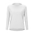 billiga aktiva ytterkläder för kvinnor-Dam T-shirt för jogging Ensfärgat Yoga Kondition Sexig Svart Vit Blå Rund hals Långärmad Hög Elasisitet Vår &amp; Höst