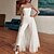cheap Women&#039;s Jumpsuits-Women&#039;s Jumpsuit Solid Color Mesh With Train Elegant Off Shoulder Party Wedding Sleeveless Regular Fit White S M L Fall
