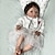 preiswerte Puppen-19 Zoll Reborn Babypuppe Baby Mädchen Reborn Babypuppe April Neugeborenes lebensechtes Geschenk süßes neues Design Baumwolltuch mit Kleidung und Accessoires für Mädchen Geburtstags- und