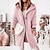 cheap Sweaters &amp; Cardigans-Women&#039;s Cardigan Solid Color Knitted Button Stylish Casual Soft Long Sleeve Regular Fit Sweater Cardigans Fall Winter Hooded Gray Pink Light Green