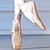 billige Dansetøj-balletsko til kvinder pointe sko en pointe dance og til tæer bløde puder forsyninger træning præstation øve bånd flad hæl pink snørebånd voksne/satin