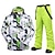 cheap Men&#039;s Active Outerwear-MUTUSNOW Men&#039;s Ski Jacket with Bib Pants Ski Suit Outdoor Winter Thermal Warm Waterproof Windproof Breathable Snow Suit Clothing Suit for Skiing Snowboarding Winter Sports