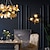 voordelige Wandverlichting voor binnen-wandlamp led wandkandelaars esdoornblad ontwerp slaapkamer eetkamer koper 220-240v 5 w