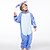 preiswerte Kigurumi Pyjamas-Kinder Kigurumi-Pyjamas Nachtwäsche Tarnfarben Blaues Monster Tier Pyjamas-Einteiler Polar-Fleece Cosplay Für Kinder Jungen Mädchen Weihnachten Tiernachtwäsche Karikatur Fest / Feiertage Kostüme