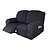 cheap Recliner Chair Cover-1 Set of 6 Pieces Microfiber Stretch Recliner Loveseat Slipcover Slipcover with Side PocketSpandex Soft Fitted Sofa Couch Cover Washable Furniture Protector with Elastic Bottom for Kids Pet