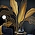 זול טפט פרחים וצמחים-טפט קיר מדבקת קיר מותאמת אישית דביקה מסנוורת עלי בננה מוזהבים PVC / ויניל מתאים לסלון חדר שינה מסעדה מלון קישוט קיר אמנות עיצוב הבית