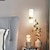 abordables Apliques de pared para interior-Lámparas de pared modernas de montaje empotrado, lámpara de pared de cobre para sala de estar, dormitorio, 220-240 v