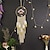 お買い得  ドリームキャッチャー-三日月形ドリームキャッチャー家の装飾ペンダントゴールドフェザードリームキャッチャー家の装飾ペンダントクリスマス