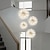 voordelige Eilandlichten-40/50/55/60 cm led hanglamp spoetnik ontwerp wereldbol ontwerp metaal moderne stijl bloemen stijl wereldbol gegalvaniseerd artistiek modern 220-240v