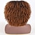 abordables Perruques de qualité supérieure-Perruques brunes pour femmes cheveux à haute température perruques afro crépues bouclées avec une frange pour les femmes noires perruques cosplay sans colle ombre synthétique africaine