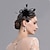 cheap Fascinators-Feather / Net Fascinators / Headwear with Floral 1PC Wedding / Ladies Day / Melbourne Cup Headpiece