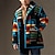 cheap Men&#039;s Jackets &amp; Coats-Men&#039;s Winter Jacket Winter Coat Sherpa jacket Warm Breathable Street Daily Single Breasted Turndown Streetwear Casual Jacket Outerwear Geometric Pocket Black