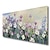 お買い得  花/植物画-油絵手作り手描き壁アート現代花花紫畑家の装飾装飾ロールキャンバスフレームなしストレッチなし