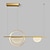 זול נברשות-75/95 ס&quot;מ עיצוב יחיד תליון אור led מתכת בסגנון אמנותי בסגנון מודרני גימורים צבועים מסוגננים מודרניים אמנותיים 220-240v